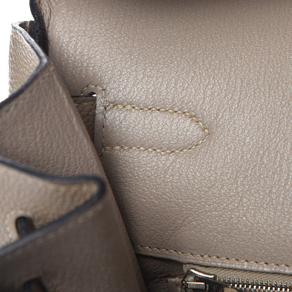 Hermes Taurillon Clemence Birkin 40 Gris Tourterelle 24 of 33