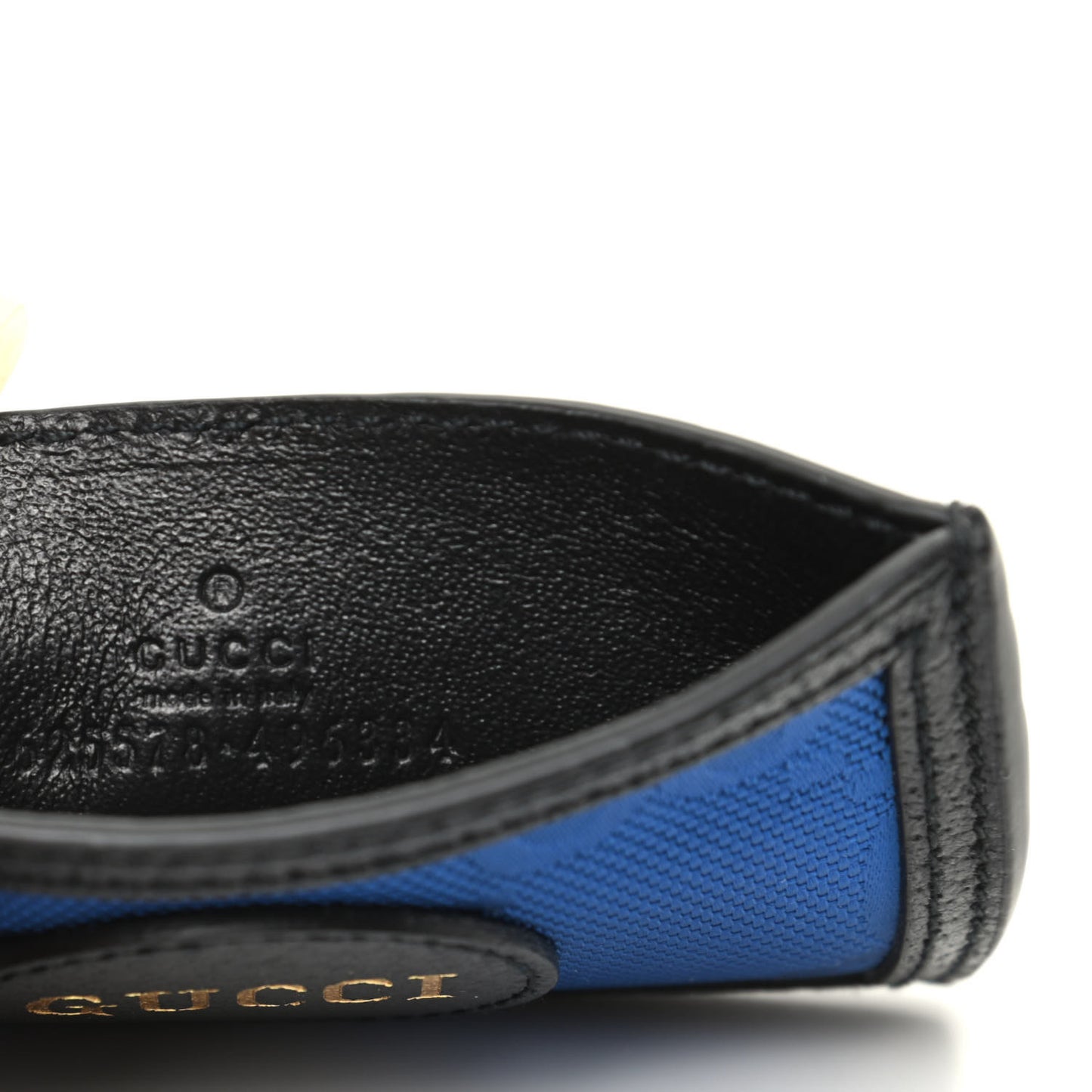 Econyl Nylon Monogram Off The Grid Card Case Guilted Blue Black