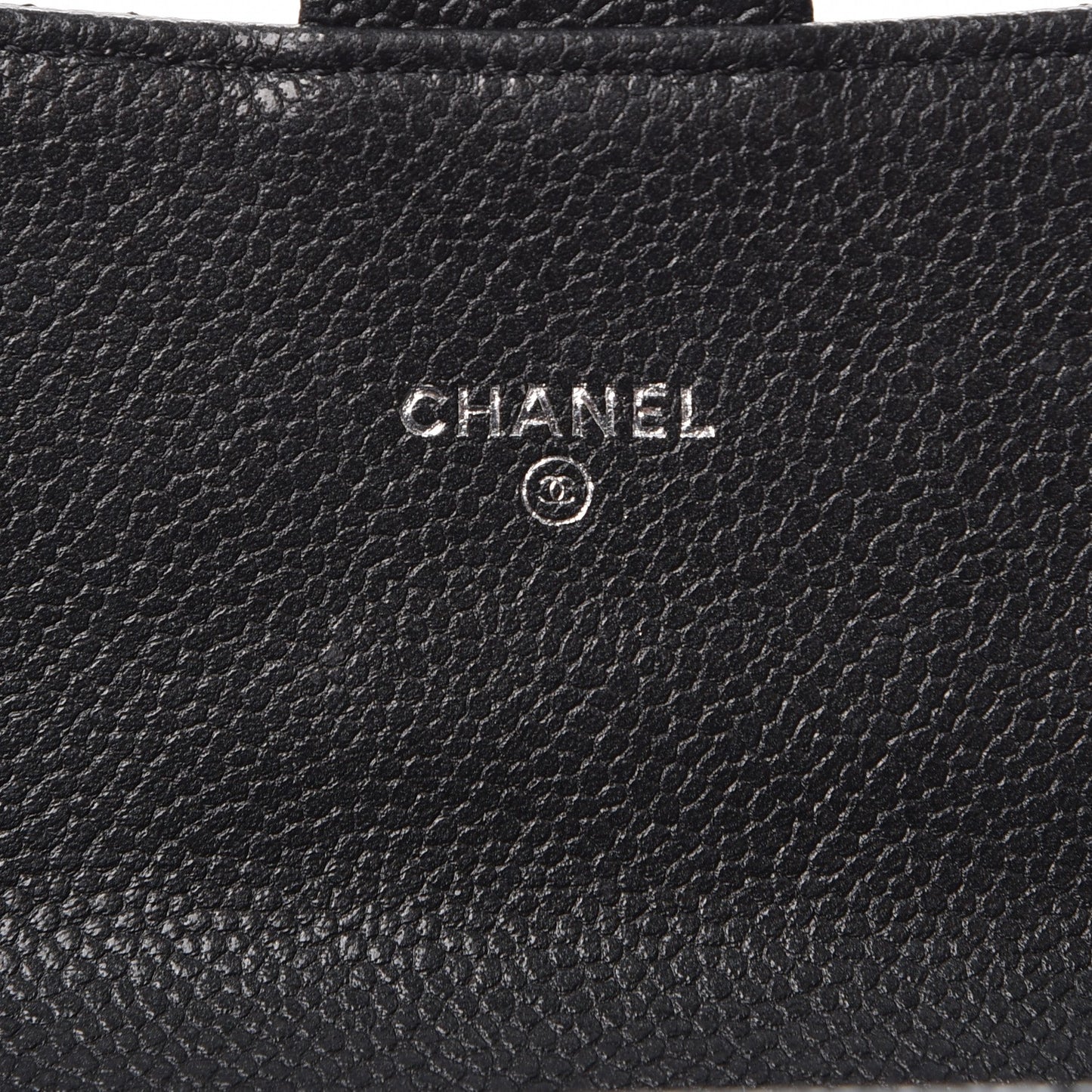 Caviar Quilted Travel Wallet Black