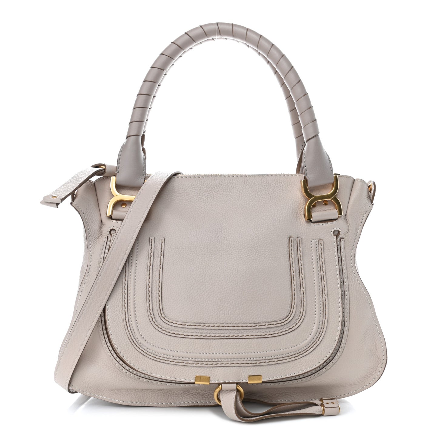 Calfskin Medium Marcie Satchel Blush Nude