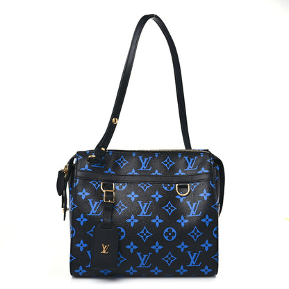 Louis Vuitton Colored Monogram Speedy Amazon PM Blue Black 1 of 8