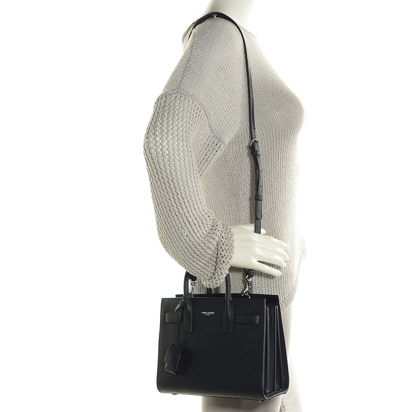 Calfskin Nano Sac De Jour Marine
