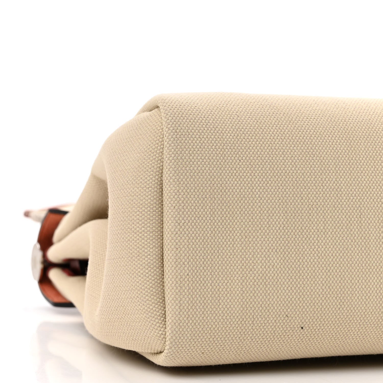 Hermes Military Toile Vache Hunter Herbag Zip 31 PM Beton Rouge H 8 of 10