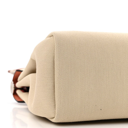 Hermes Military Toile Vache Hunter Herbag Zip 31 PM Beton Rouge H 8 of 10