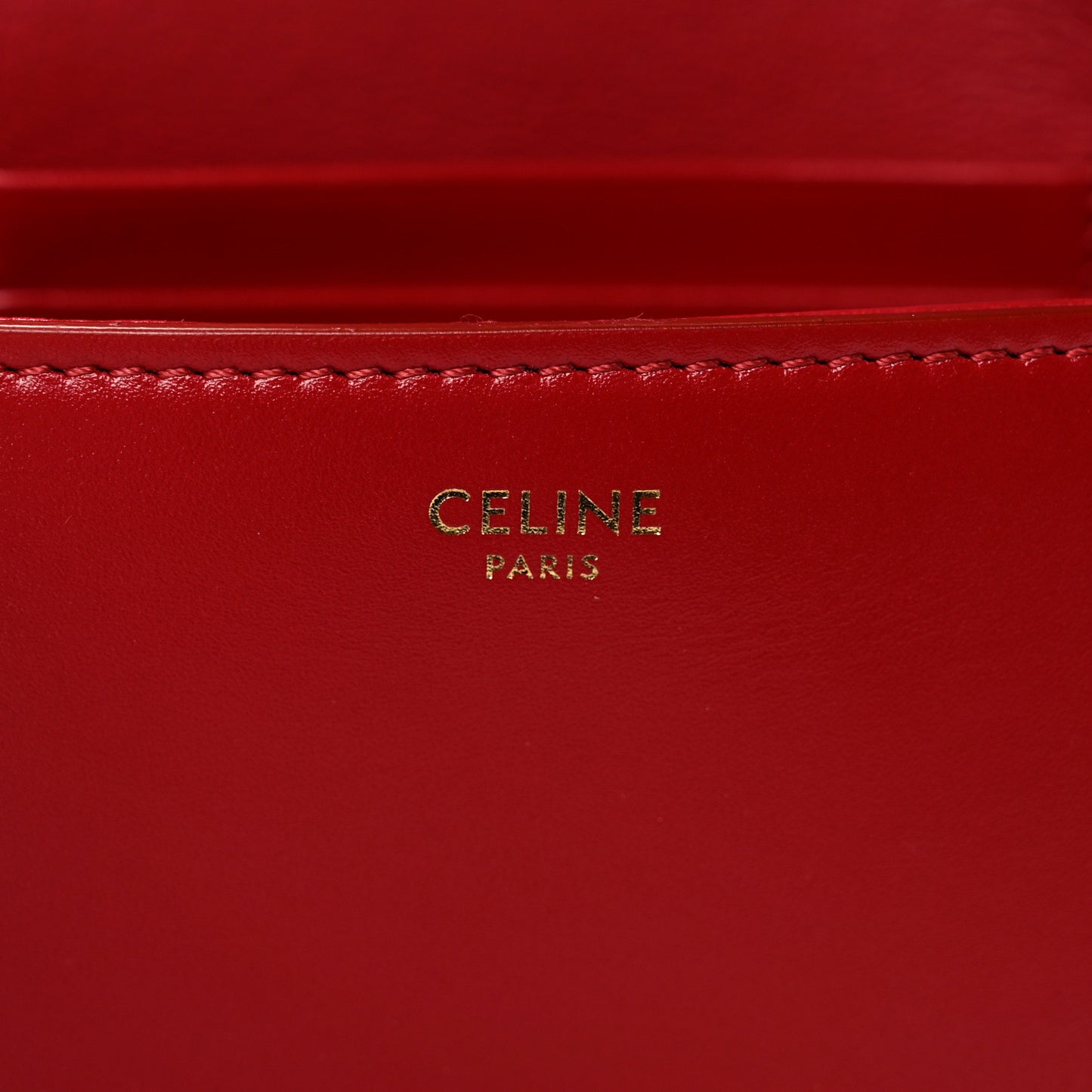 Smooth Calfskin Tassel Belt Bag Red