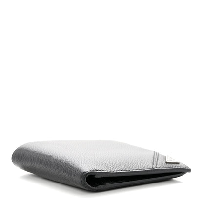 Prada Micro Grain Bi-Fold Wallet Black 4 of 9