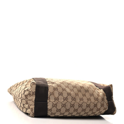 Gucci GG Monogram Medium Handle Vertical Tote Bag Dark Brown 4 of 10