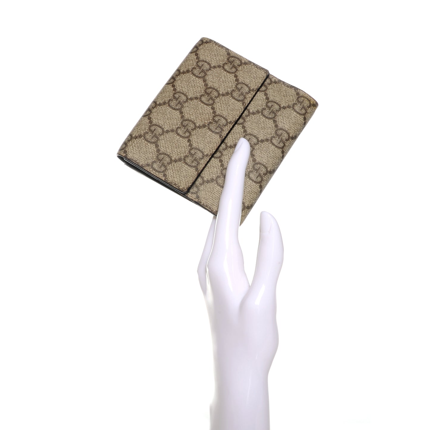 Coated Canvas Monogram Compact Wallet