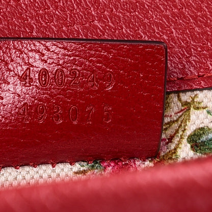 Gucci Calfskin Web Floral Embroidered Small Dionysus Shoulder Bag Hibiscus Red 7 of 7
