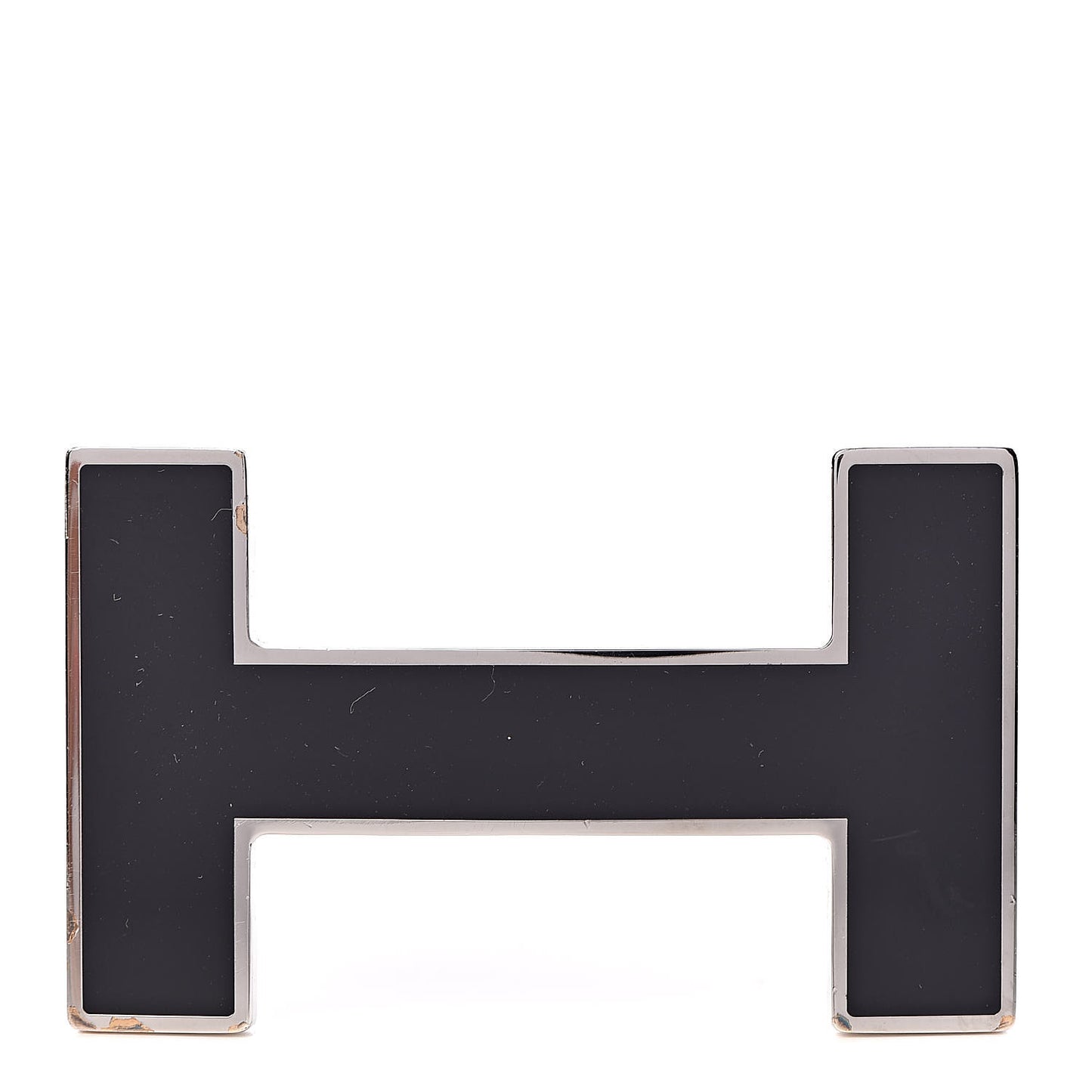 Quizz Enamel H Belt Buckle Black