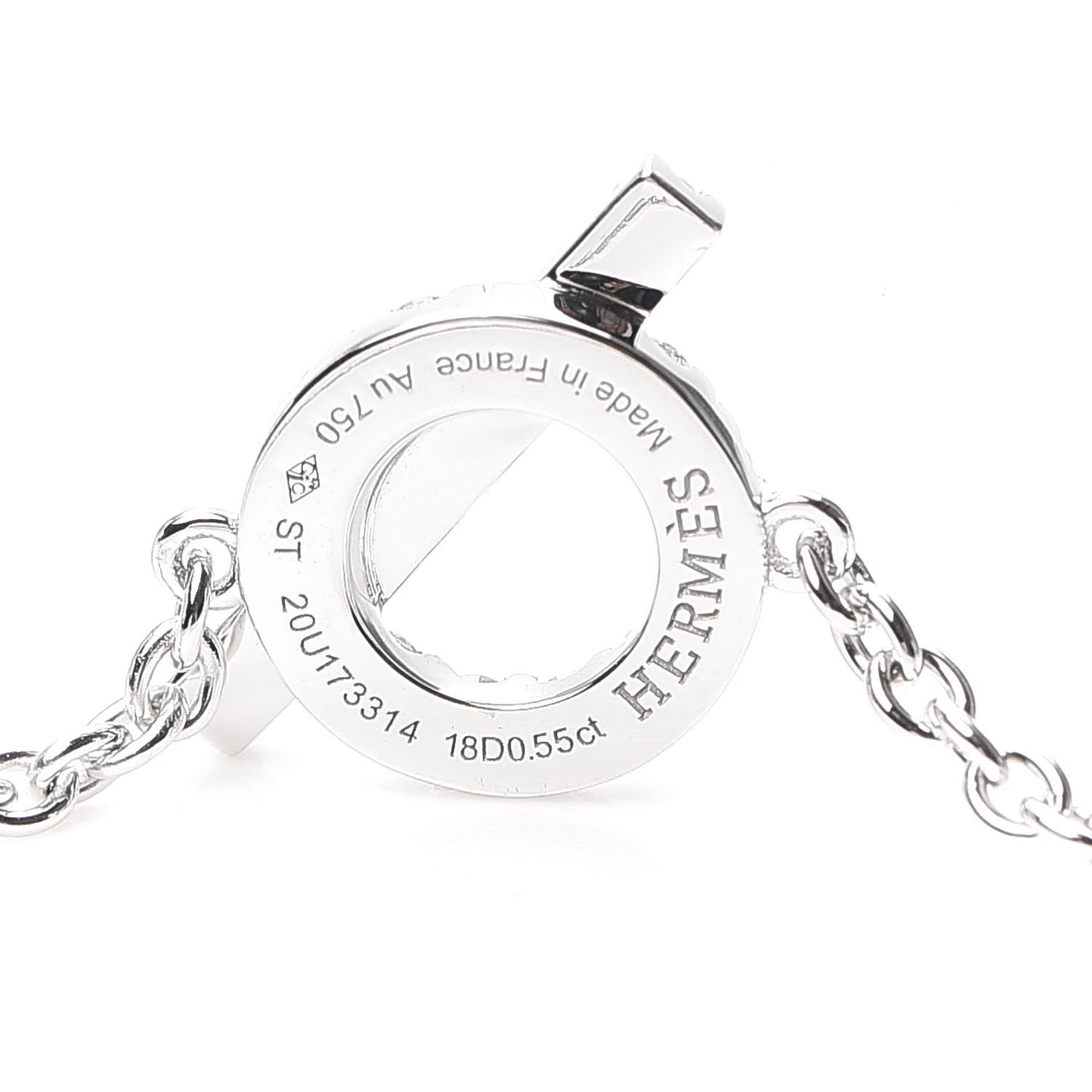 18K White Gold Diamond Finesse Bracelet ST