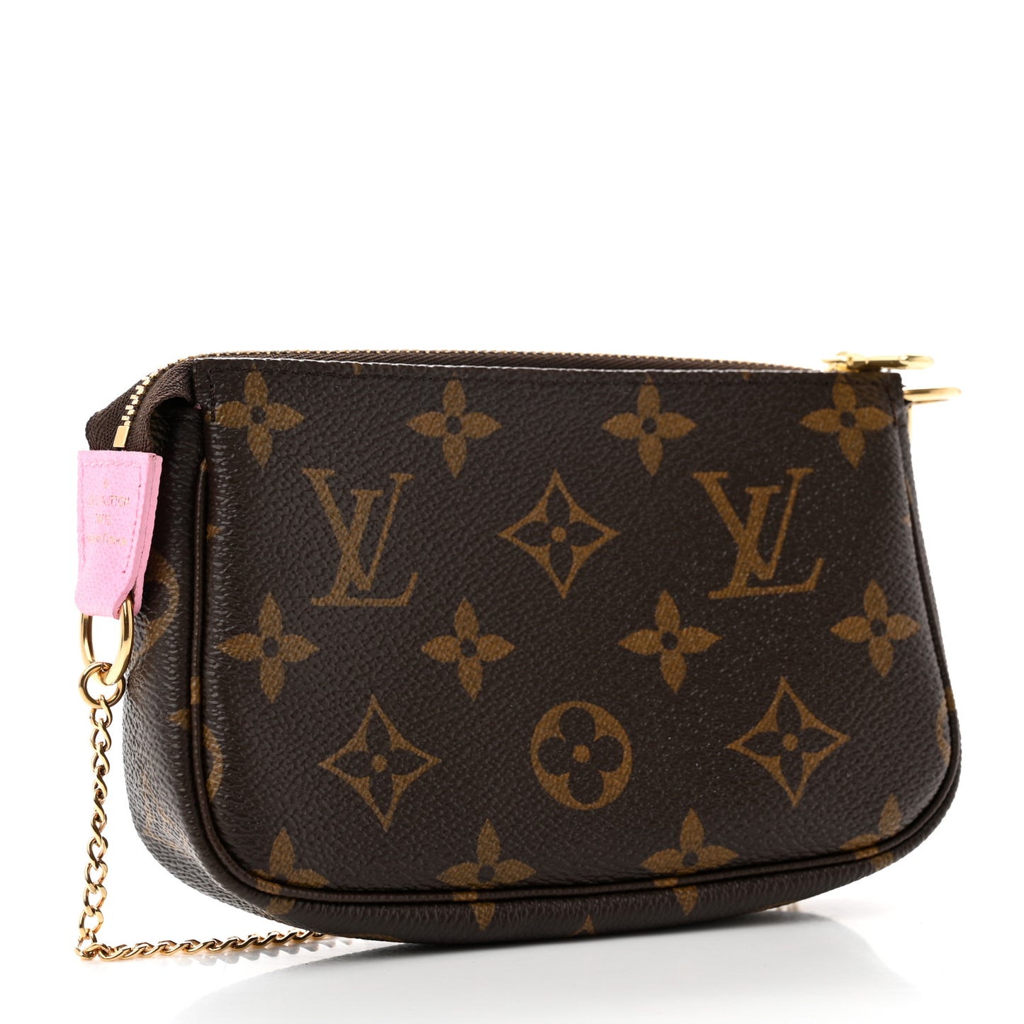 Monogram 2022 Christmas Animation Paris Mini Pochette Accessories Pink