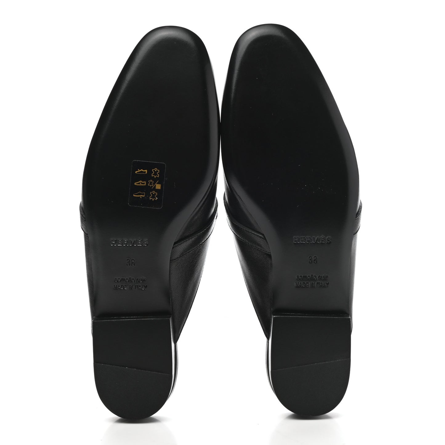 Goatskin Oz Mules 38 Black