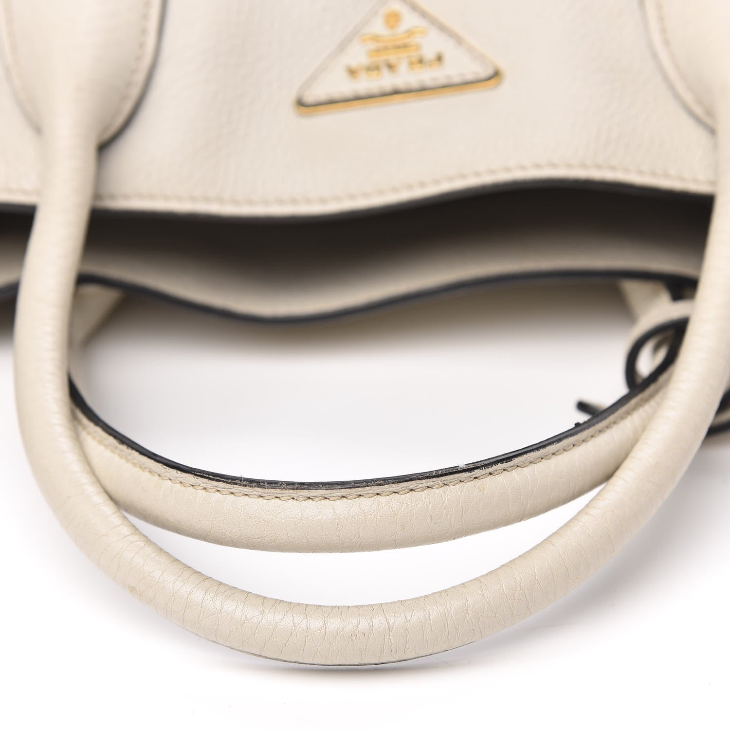 Prada Vitello Daino Tote Talco 14 of 17