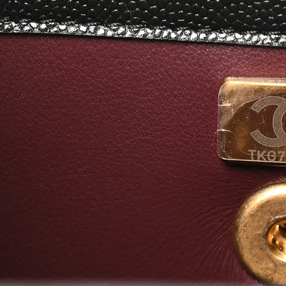 Chanel Caviar Quilted Chain Frame Flap Black 6 of 10
