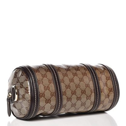 Gucci Crystal Monogram Duchessa Small Boston Bag Brown 4 of 8