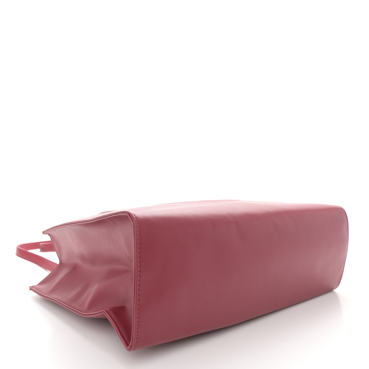Vegan Leather Medium Shopping Bag Oxblood