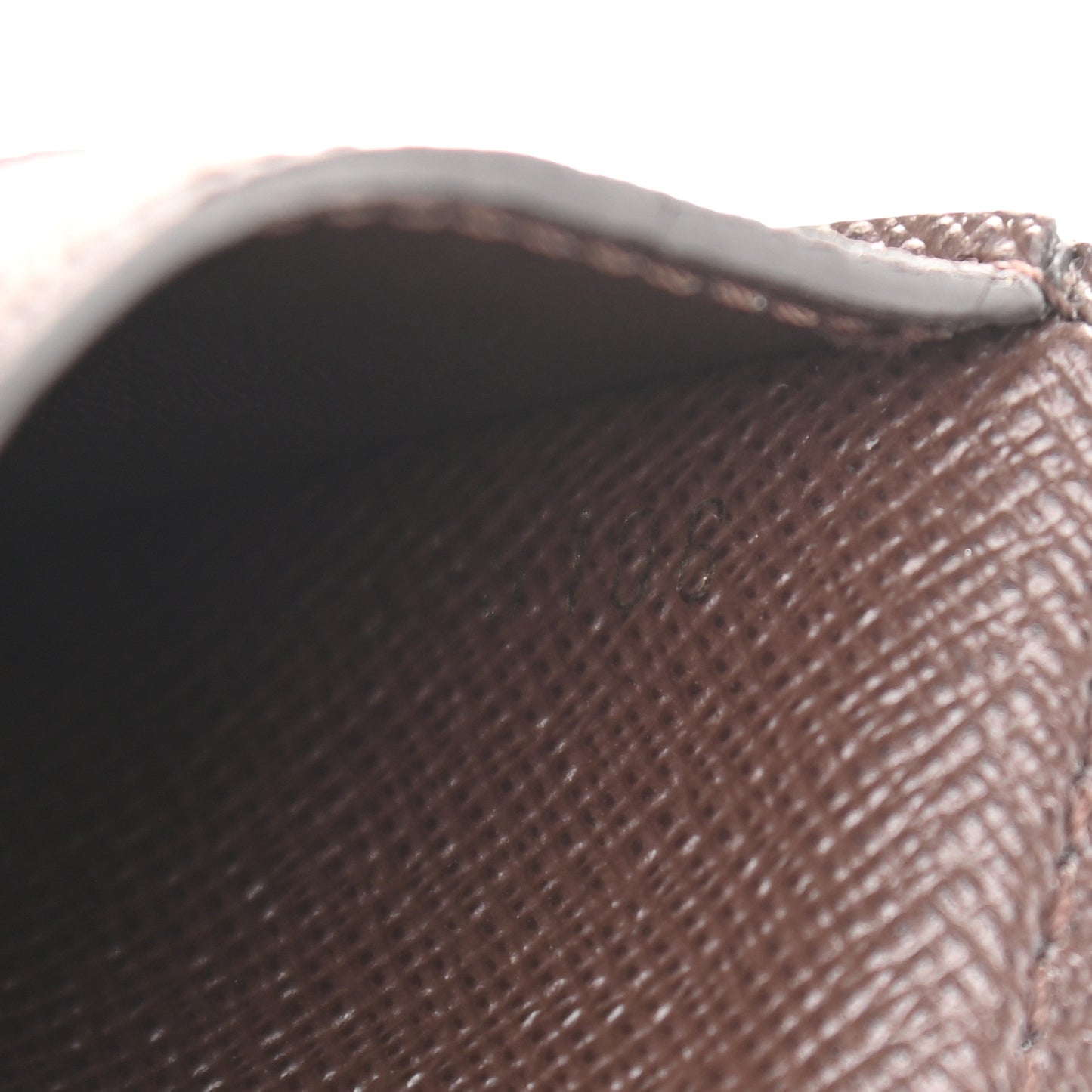 Damier Ebene Normandy Compact Wallet Rose Ballerine