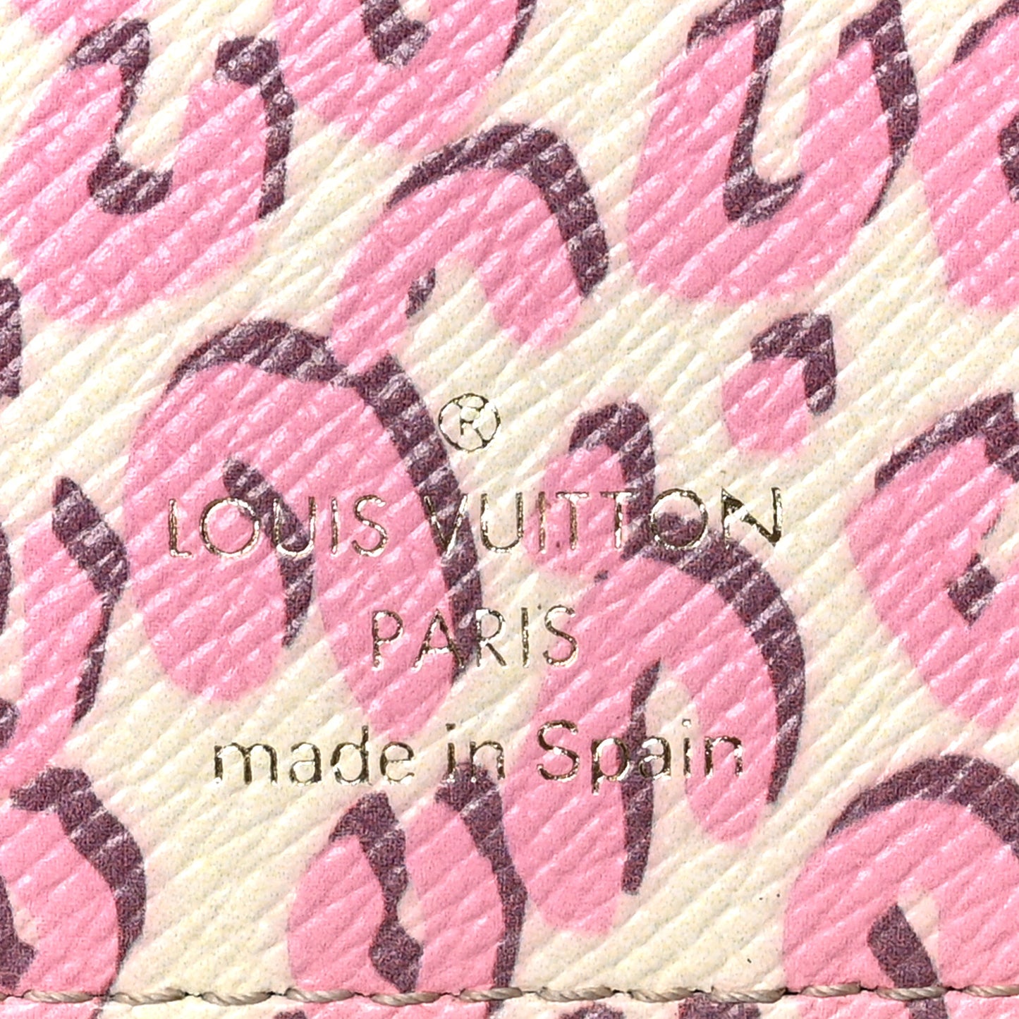 Monogram Leopard Insolite Wallet Blanc Corail