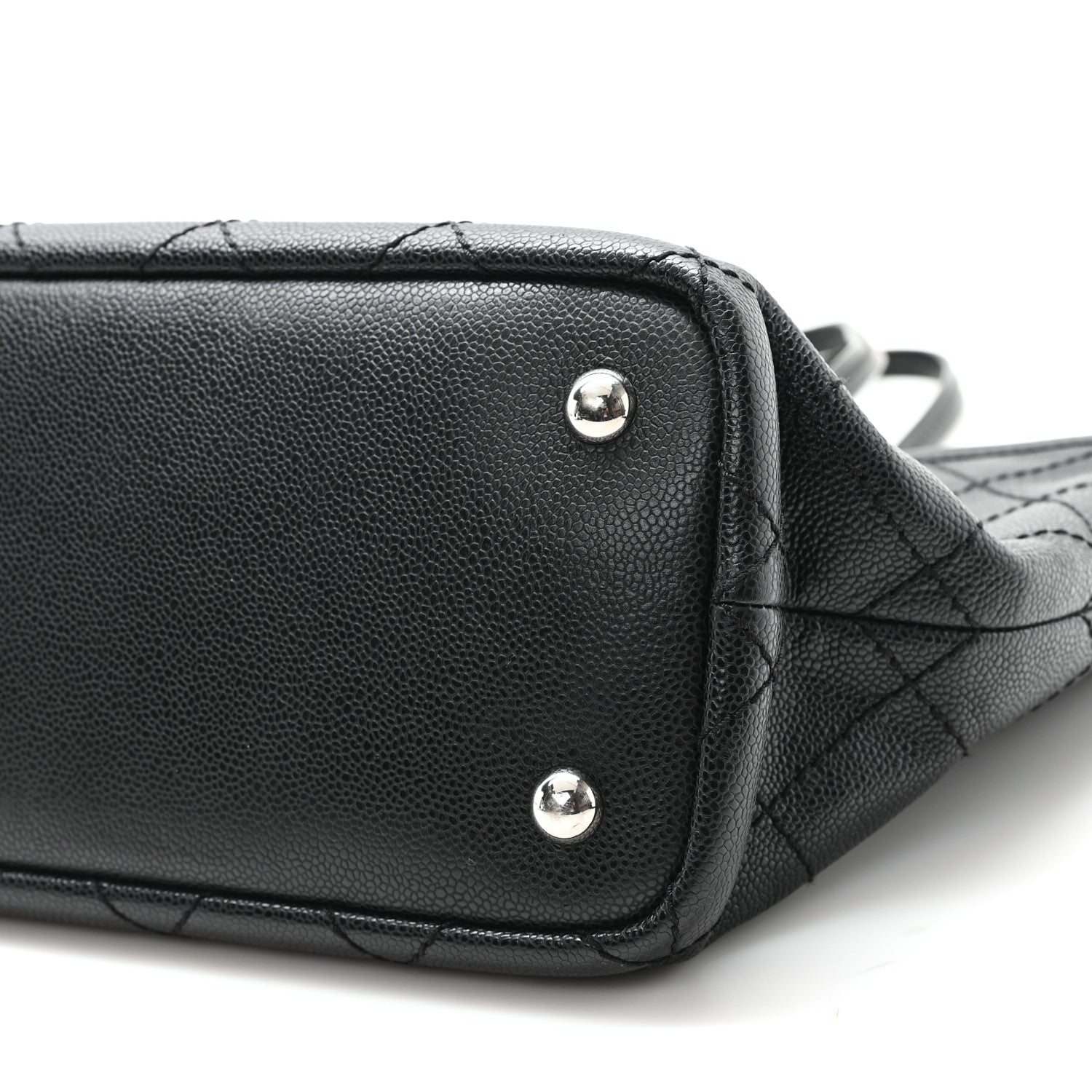 Chanel Grained Calfskin Shopping Fever Tote Black 11 of 11