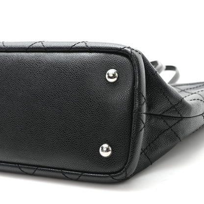 Chanel Grained Calfskin Shopping Fever Tote Black 11 of 11