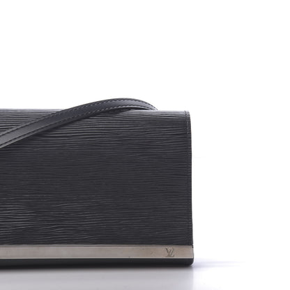 Louis Vuitton Epi Sevigne Clutch Black 9 of 9