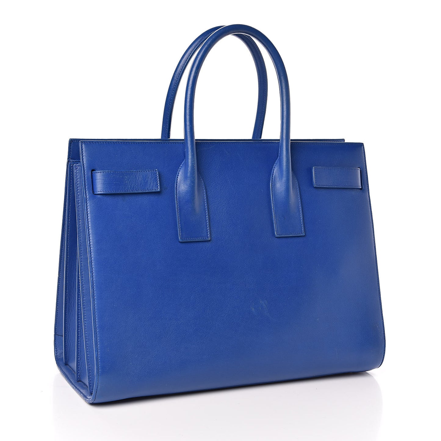 Calfskin Large Sac De Jour Carryall Royal Blue