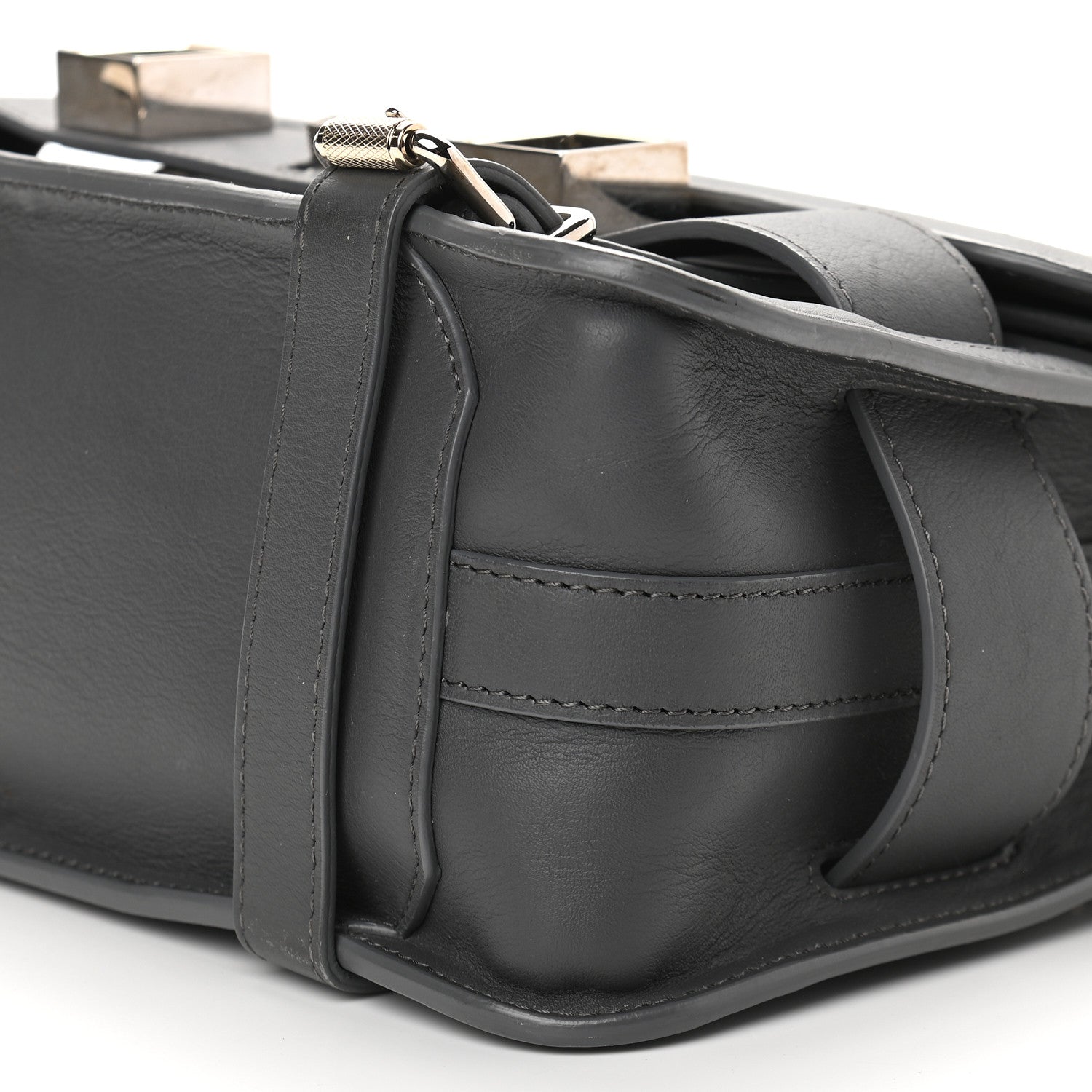 Proenza Schouler Smooth Calfskin PS11 Classic Shoulder Bag Heather Grey 10 of 11