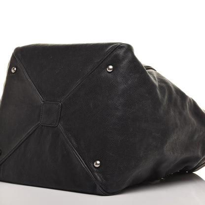 Chanel Distressed Caviar Outdoor Ligne Tote Black 8 of 9