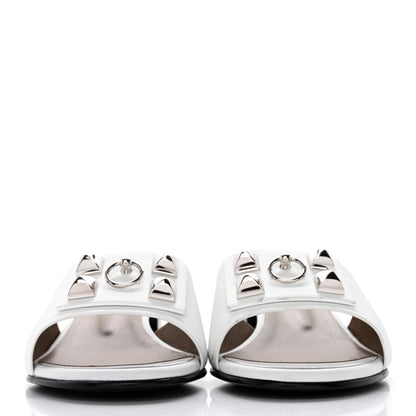 Hermes Calfskin Dreamy Sandals 37 White 2 of 11