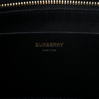 Burberry Wool Calfskin Medium Striped Freya Tote Brown 5 of 8