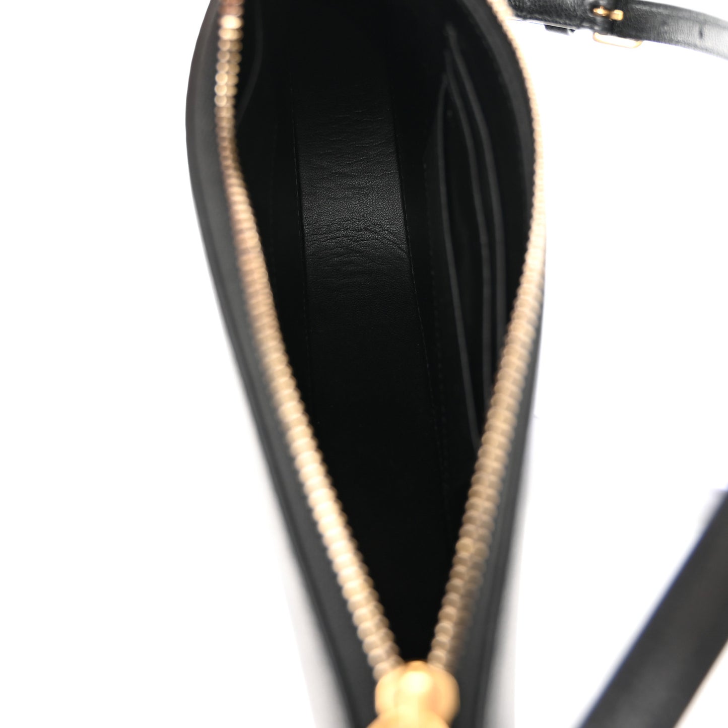 Goatskin Saddle Rodeo Pouch Black