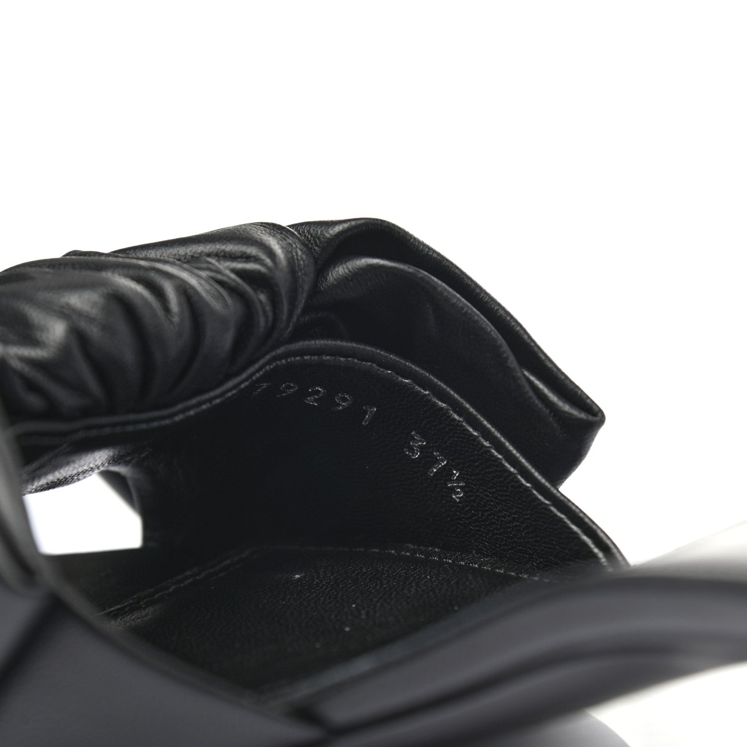 Balenciaga Soft Nappa Square Knife Bow Mule Sandals 37.5 Black 8 of 8
