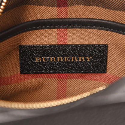 Burberry Soft Grain Calfskin Small Buckle Zip Bag Black 6 of 8