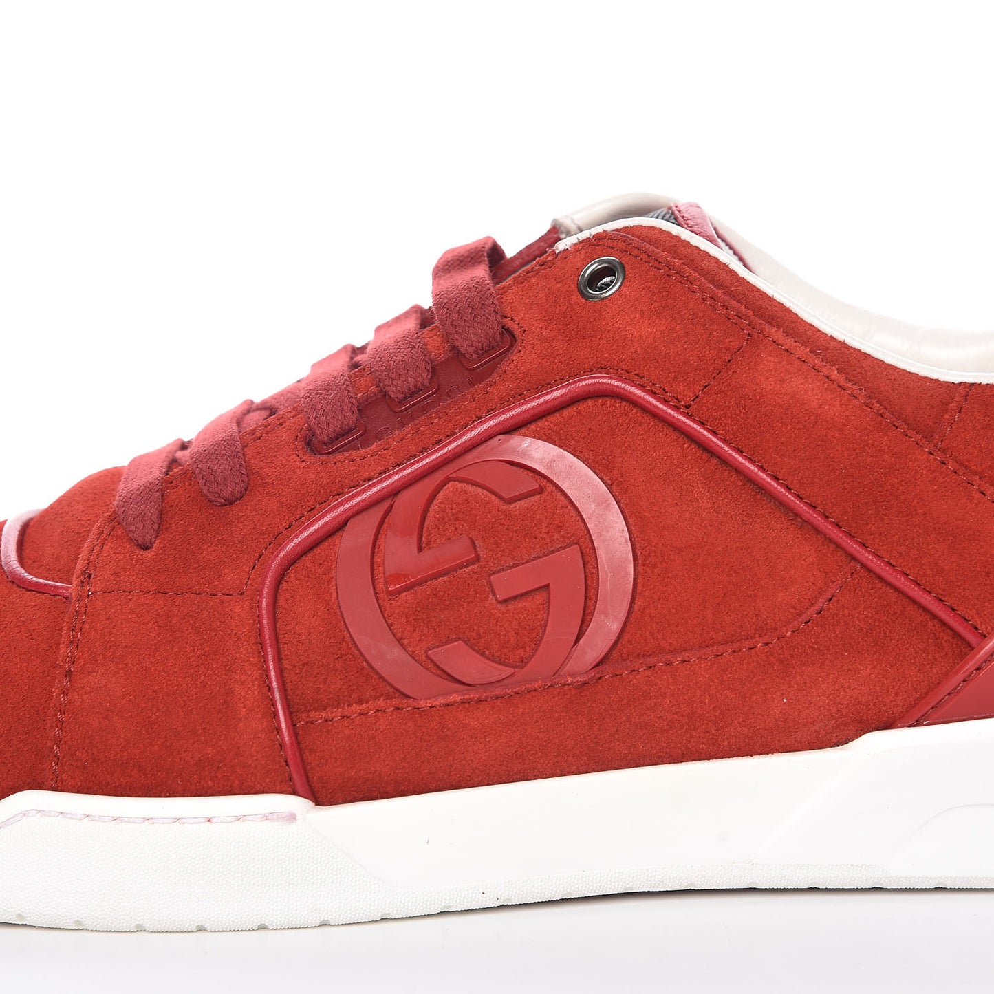 Nappa Moorea Mens Prince Interlocking G Sneakers 14.5 Rosso