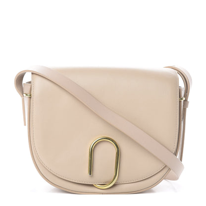 3.1 Phillip Lim 3.1 Calfskin Alix Saddle Crossbody Bag Cashew 1 of 7