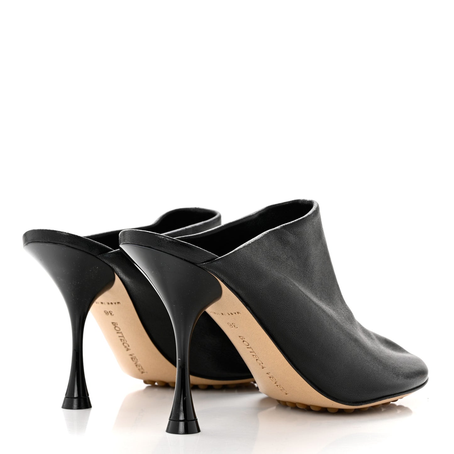 Stretch Nappa Dot Pumps 36 Black