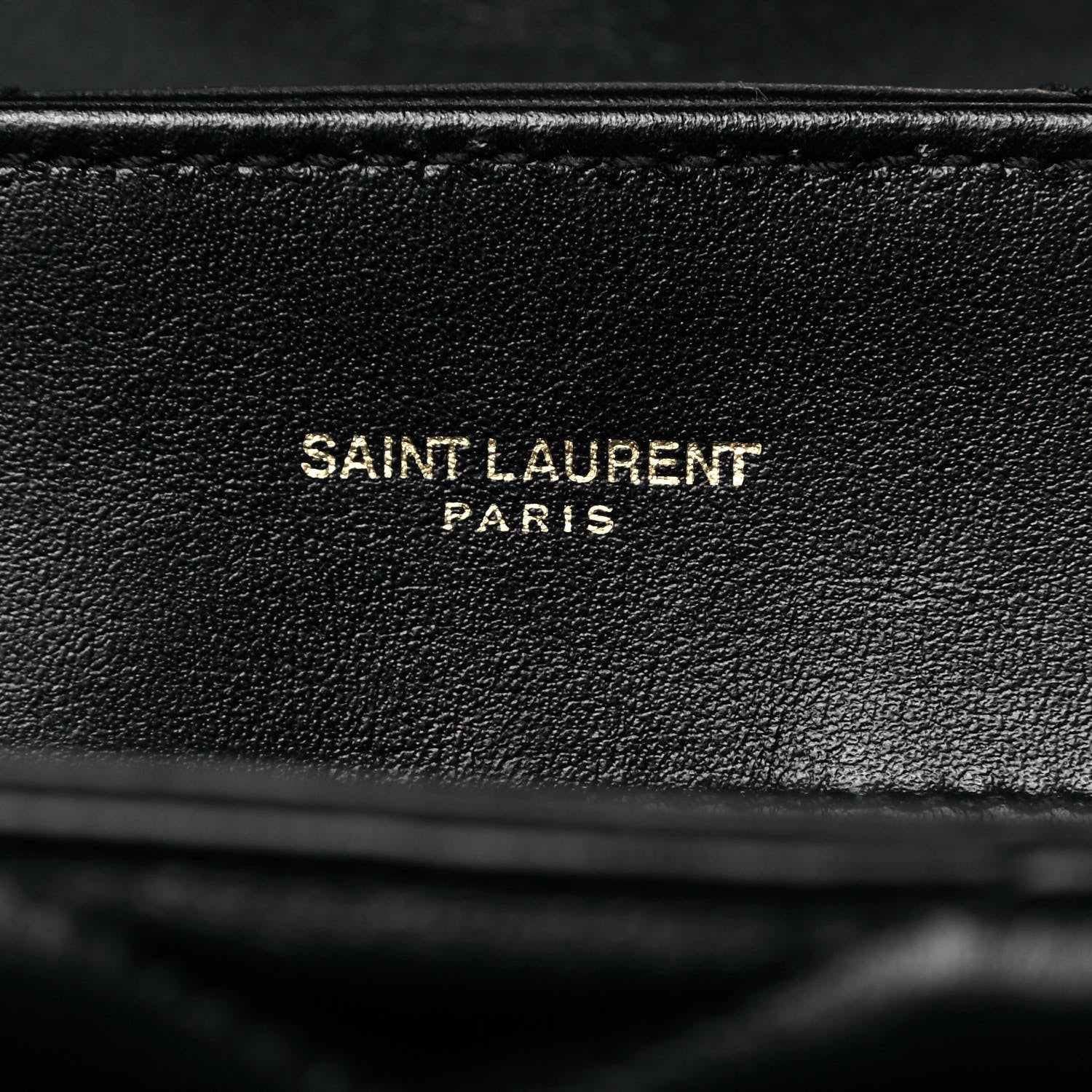 Saint Laurent Calfskin Y Quilted Monogram Large Loulou Chain Satchel Black 5 of 13