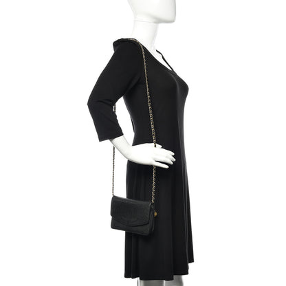 Chanel Caviar Timeless CC Wallet On Chain WOC Black 2 of 10