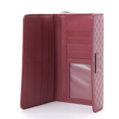 Gucci Soft Microguccissima Continental Zip Wallet Red 6 of 11
