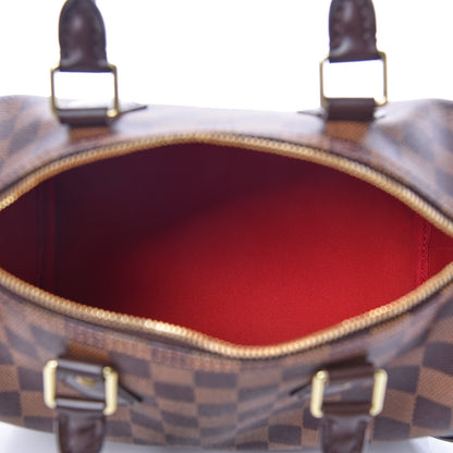 Louis Vuitton Damier Ebene Speedy Bandouliere 25 7 of 9