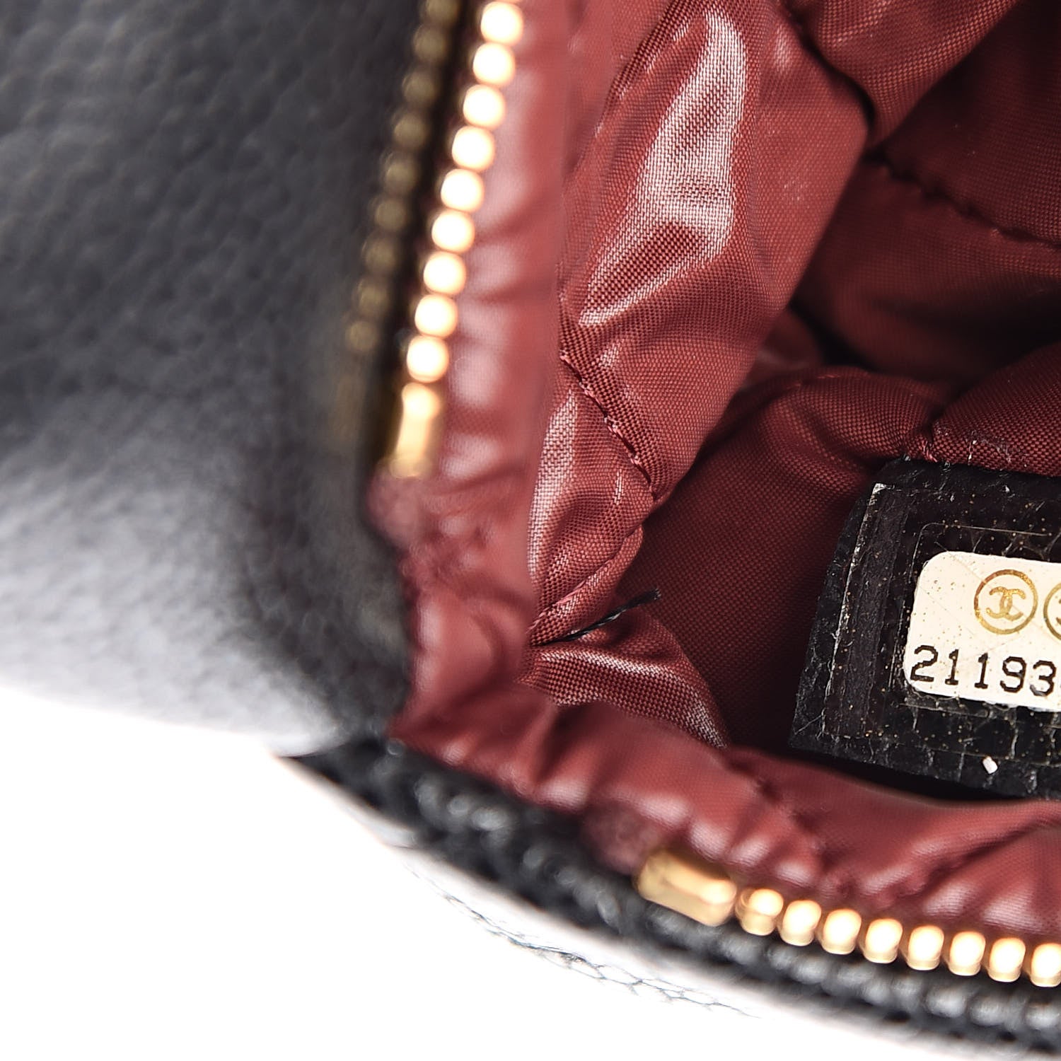 Chanel Caviar Quilted CC Beauty Clutch Black 7 of 7