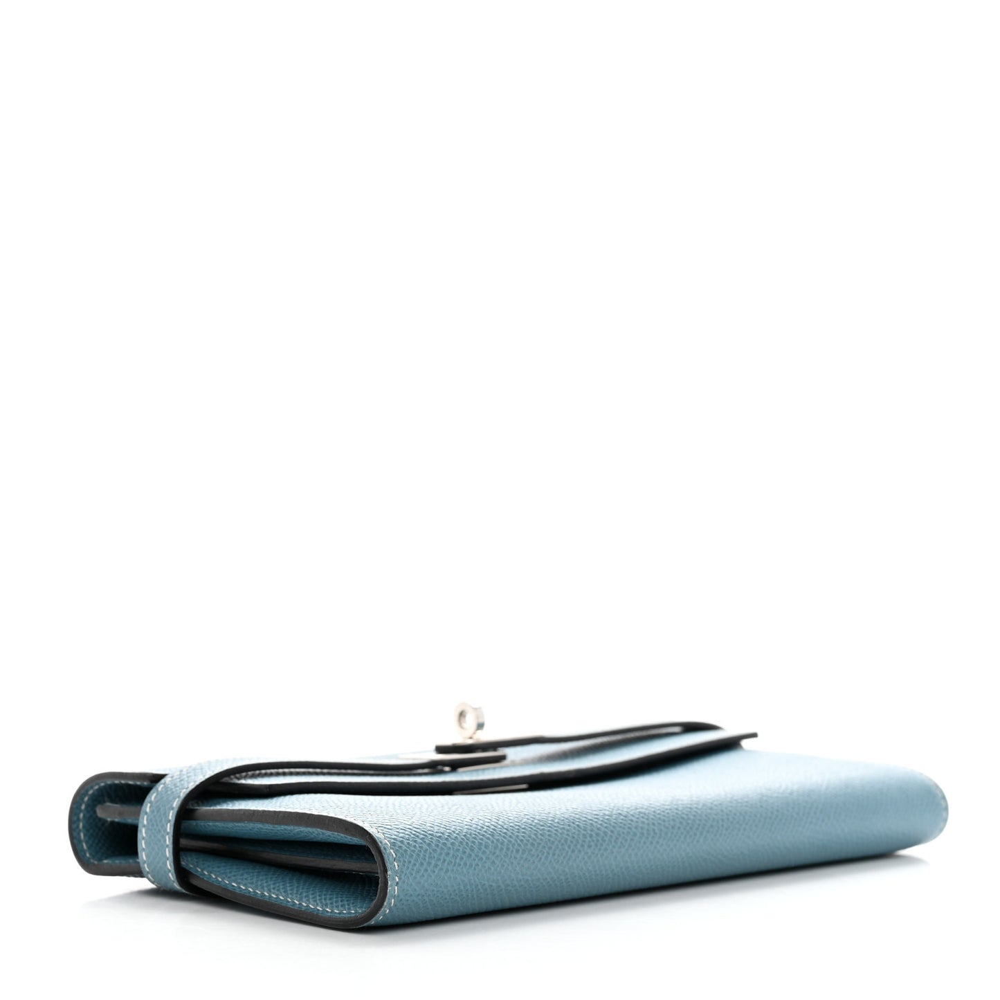 Epsom Kelly Longue Wallet Blue Jean