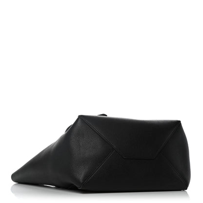 Celine Soft Grained Calfskin Small Belt Cabas Phantom Black 4 of 11