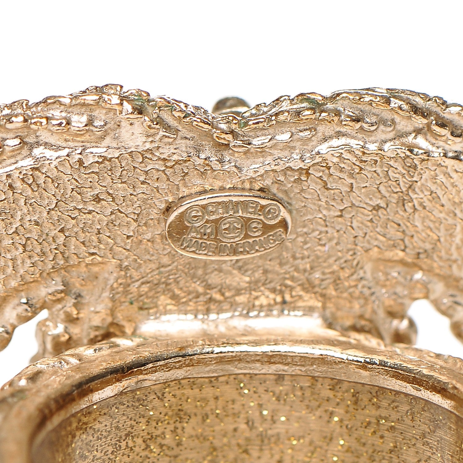Chanel Pearl CC Ring 6.5 Gold 5 of 5