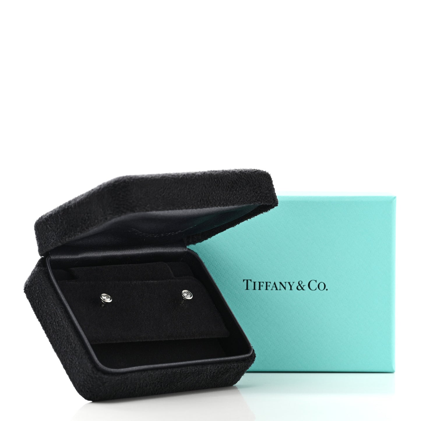 Platinum Diamond .34ctw Elsa Peretti Diamonds By The Yard Earrings