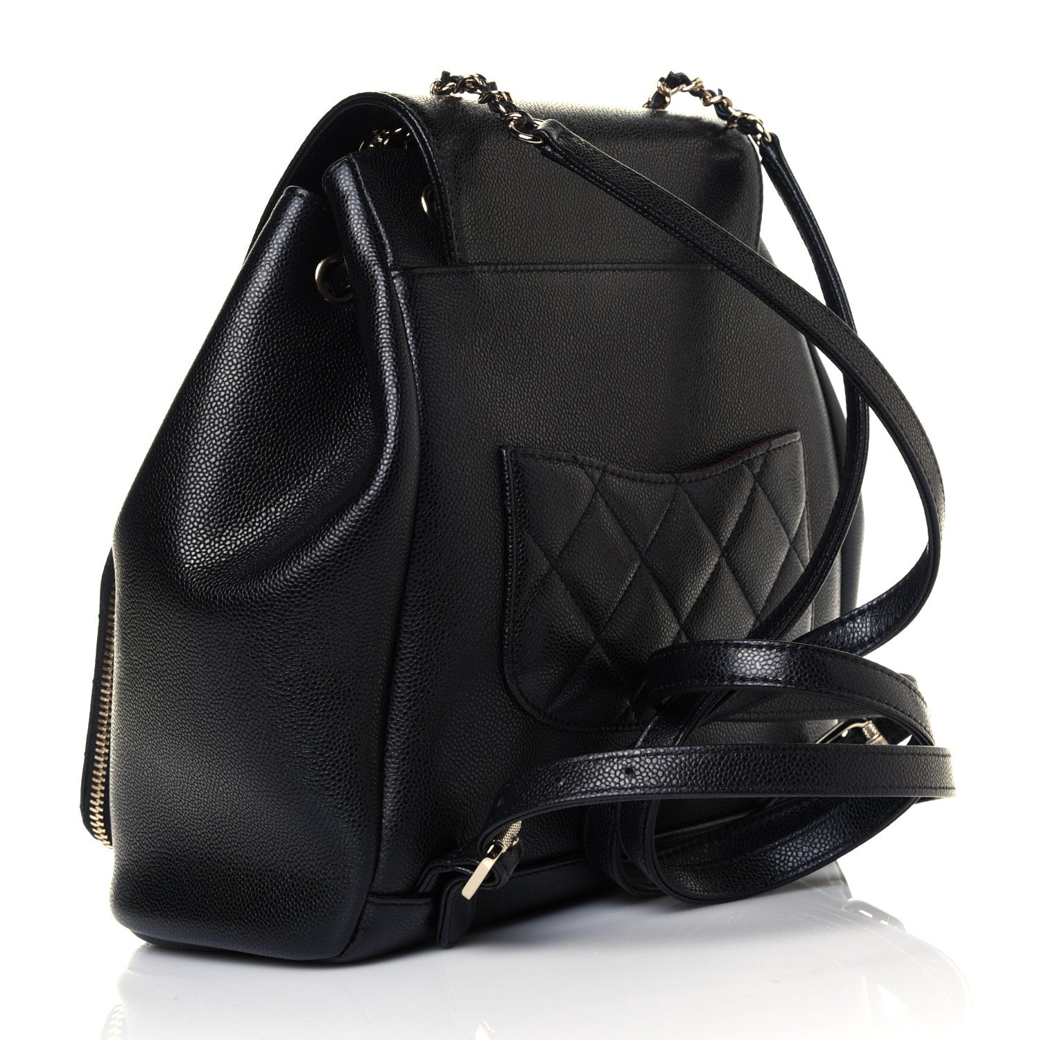 Chanel Caviar Quilted Business Affinity Backpack Black 2 of 12