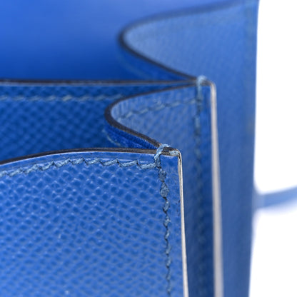 Hermes Epsom Enamel Constance 18 Bleu France 12 of 15