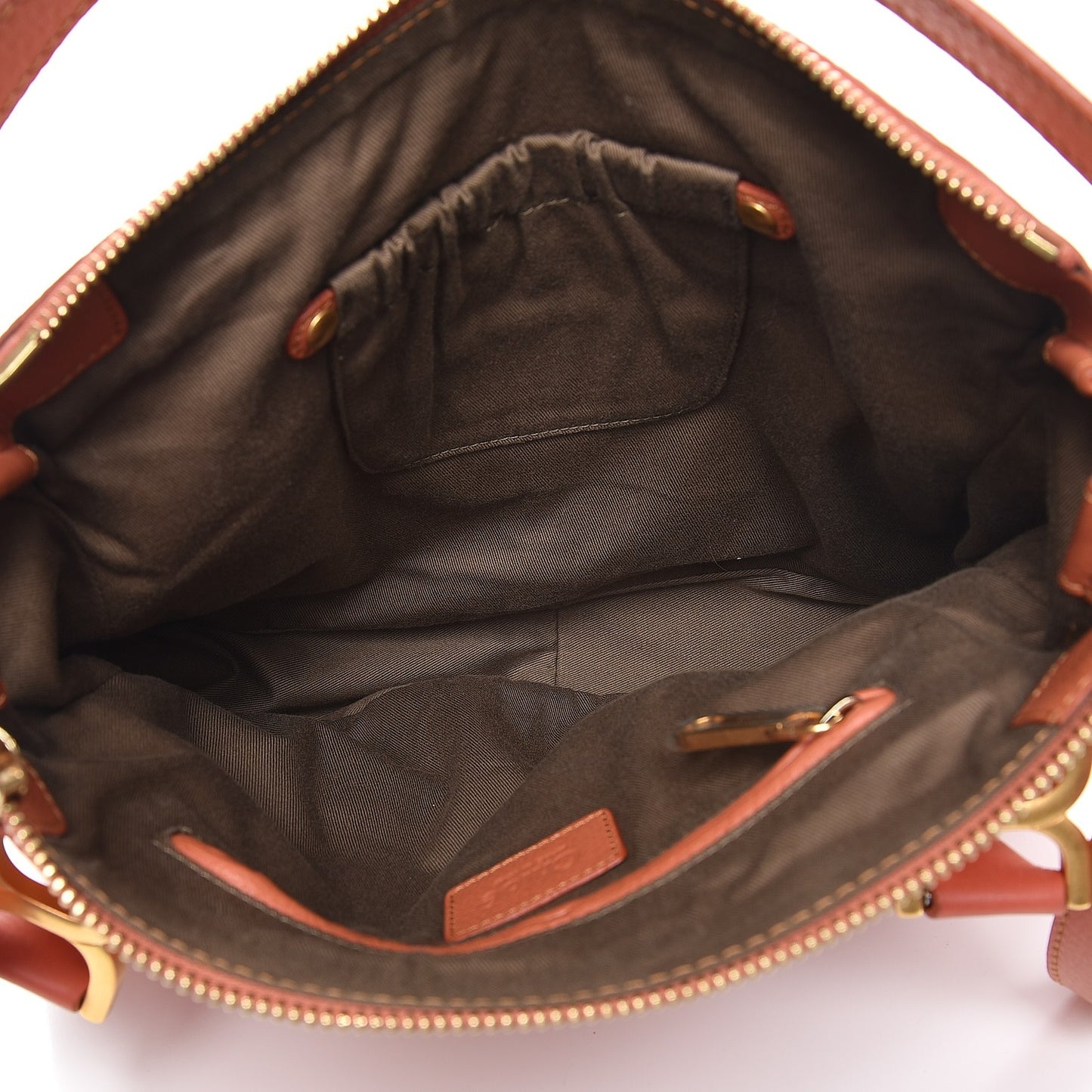 Calfskin Small Marcie Satchel Maple Leaf