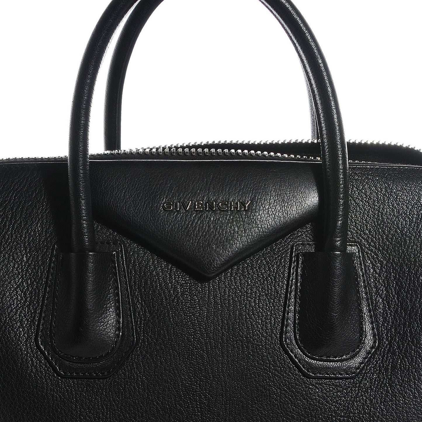 Sugar Goatskin Medium Antigona Black